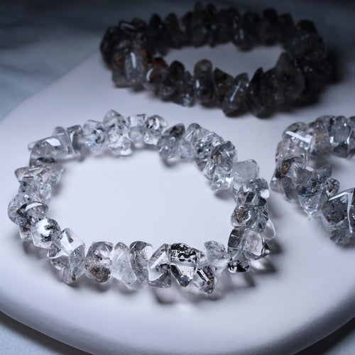 Jhumen natural Herkimer Quartz bracelet gemstone bracelet